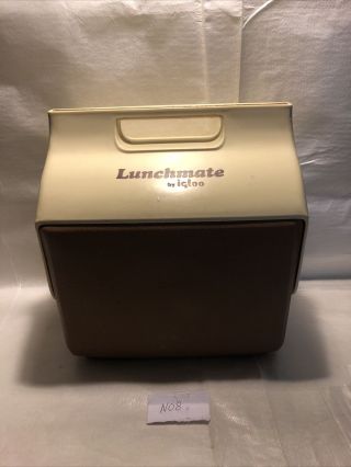 Vintage Lunchmate By Igloo Brown Lunch Box Cooler
