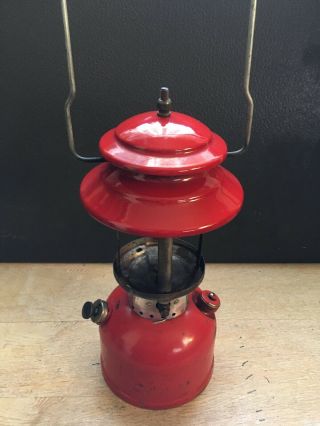 Vintage Coleman Red 200a Lantern Or Restore Mark 1 - 58
