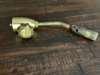 Vintage Brass Propane Torch Nozzle Head Tip Burner