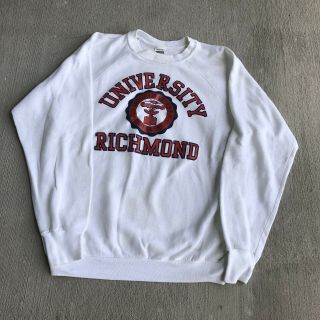 Vintage 1980s University Of Richmond Spiders Crewneck Sweatshirt Medium Crest