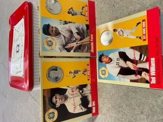 12pc Vintage 1991 Legends of Baseball 500 Club Fine.  999 Silver Proof Set 4