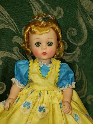 Vintage 11 1/2 " Madame Alexander 1957/58 Lissy Amy Doll Little Women Bent Elbows