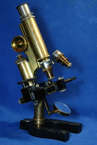 Bausch And Lomb B&l Continental Microscope Stand 44486 Antique