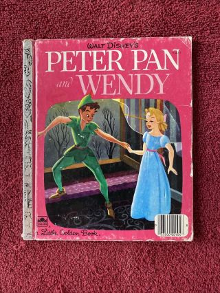 Walt Disney’s Peter Pan And Wendy Vintage 1952 Little Golden Book