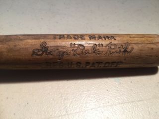 Rare Babe Ruth 1927 World Series Souvenir Bat Louisville Slugger 14 "