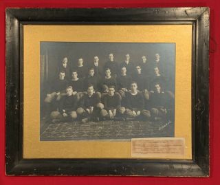 Antique 1911 Dickinson College Football Team Framed Cabinet Photo Carlisle Early