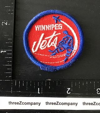 Vintage Winnipeg Jets Nhl Hockey Team Logo Patch