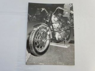 1958 Bsa Spitfire Scrambler Motorcycle Bike Press Photograph Photo Cycle Show