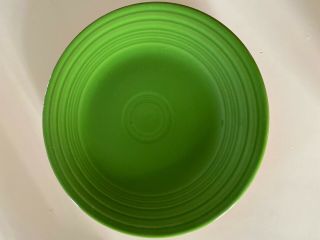 Vintage Fiesta Green 9 1/2” Luncheon Plate Fiestaware