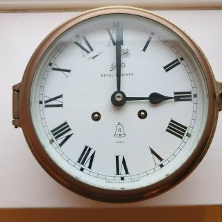 Vintage Schatz Royal Mariner Ships Bell Clock 8 Bell. ,  Key