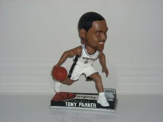 Tony Parker San Antonio Spurs Bobble Head 2007 On - Court Base Limited Edition