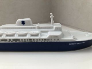 Ss Bermuda Star (ex Veendam) Porcelain Cruise Ship Model Bermuda Star Line