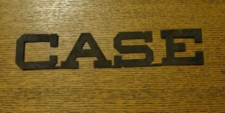 Vintage Case Steel Radiator Emblem - 11 " X 2.  25 "
