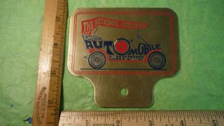 Ax02 National Assn Of Antique Auto Car Clubs Of Canada License Plate Topper