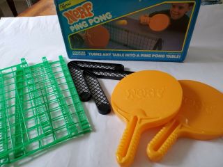 Vintage Nerf Parker Brothers Ping Pong Game 1982