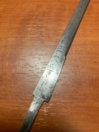 Antique Edo Japanese Samurai Katana Washizaki Sword Kozuka Blade Knife Signed