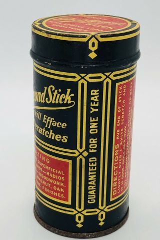 Vintage Zenith Tibet Almond Stick Furniture Scratch Remover in Tin 2