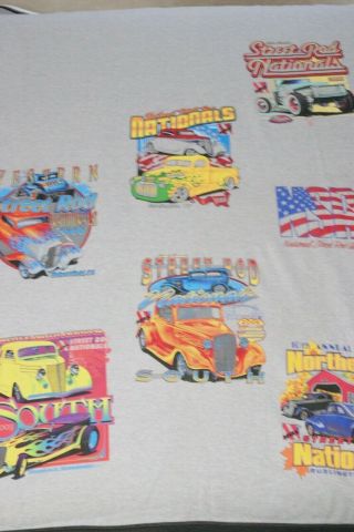 Vintage Nsra Street Rod Nationals Regionals Blanket Throw Cruise Night Car Show