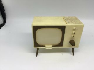 Vintage Mid - Century Modern Television Salt And Pepper Shaker