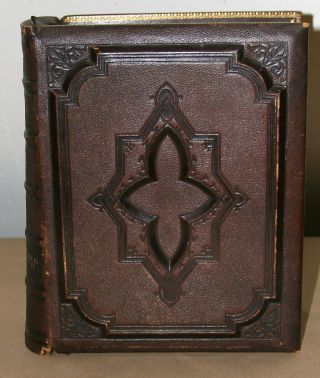 Antique Family Bible - G.  W.  Borland & Company - Chicago - 1870 