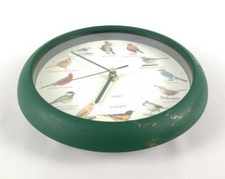 Singing Bird Clock 12 Most Popular North American Song Birds Vintage 1997 Quartz 2