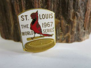 1967 St Louis Cardinals World Series Press Pin - Balfour Rp4