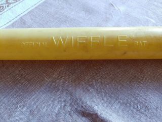 Vintage Wiffle Ball Bat 1959 - 1974 Gen 1 Yellow Made In Usa 31 1/4 "