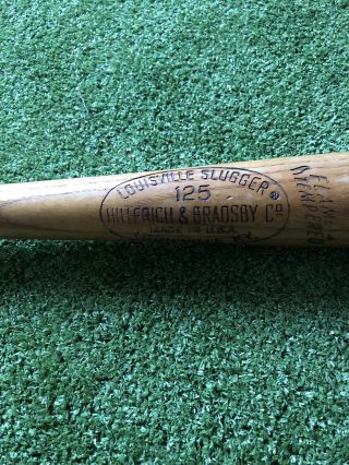 Vintage - Henry “hank” Aaron - Louisville Slugger 125 - 33 1/2 " Wood Bat