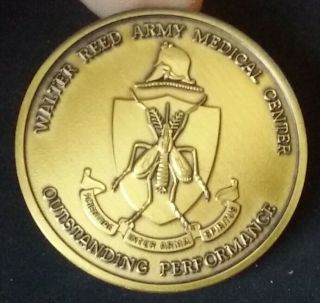 Vintage Wramc Walter Reed Army Medical Center Medic Medcom Amedd Challenge Coin