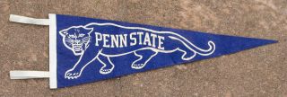Penn State Nittany Lion Vintage Football Pennant - 23 Inches Long