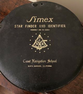 Vintage Simex Star Gazer And Identifier Nautical Celestial Charts Antique Rare