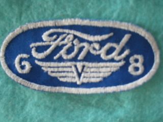 Vintage Ford 6 - 8 Engine Patch 4 3/8 " X 2 "