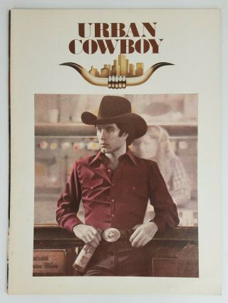 Vintage Urban Cowboy Souvenir Program Booklet 1980 John Travolta Debra Winger