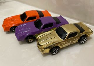 Hot Wheels Camaro Z - 28 1982 Lot; Orange Gold Purple Ones Vintage Diecast