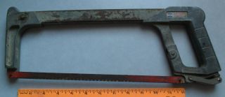 Vintage 15  Lenox 4012 Hacksaw With Tensioner,  Made In Usa.  Uses A 12  Blade