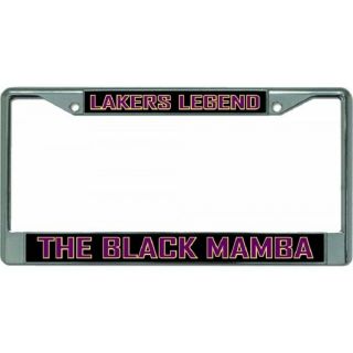 Lakers Legend The Black Mamba Kobe Bryant Lakers License Plate Frame Usa Made