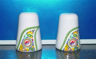 Malaysia Airlines Salt & Pepper Shakers Set - Rare