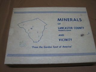 Vintage Box Minerals Lancaster County Pennsylvania & Vicinity 16 Total Booklet 2