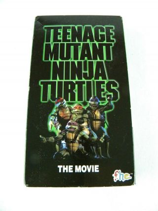 Teenage Mutant Ninja Turtles - The Movie Vhs Vintage Rated Pg 1985