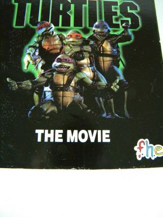 Teenage Mutant Ninja Turtles - The Movie VHS Vintage Rated PG 1985 2