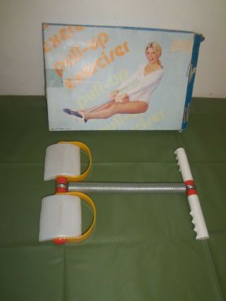 Vintage Pull - Up Exerciser (tummy Trimmer) W/box 1980 