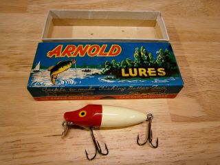 Arnold Lures Vintage Fishing Lure (river Runt Style 401