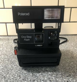 Polaroid Camera - One Step Flash - With Film Vintage
