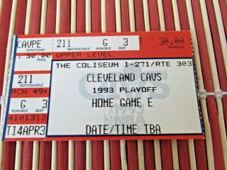 Chicago Bulls Vs Cleveland Cavaliers Conference Semi Finals Ticket Stub Game 4