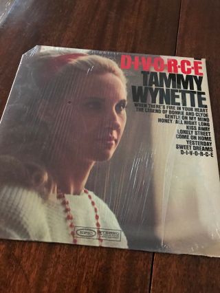 Vintage Tammy Wynette Divorce D - I - V - O - R - C - E Vinyl Lp Bn 26392