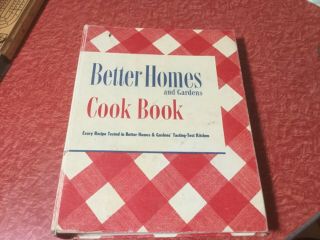 Vintage Better Homes And Gardens Cookbook 5 Ring Binder Hard Cover 1951