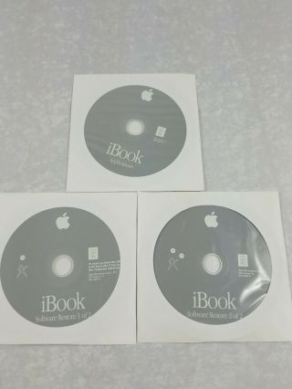 Vintage 2001 iMac Macintosh Mac OS 9.  2.  1 Software Restore CD 3