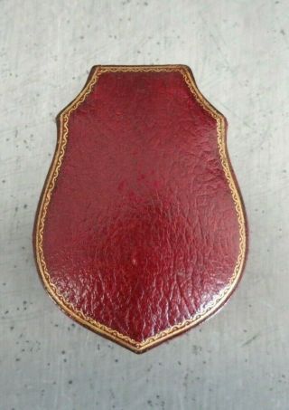Antique Victorian_jewelry Case_etuie_court Jewellers Regent Str_london_leather