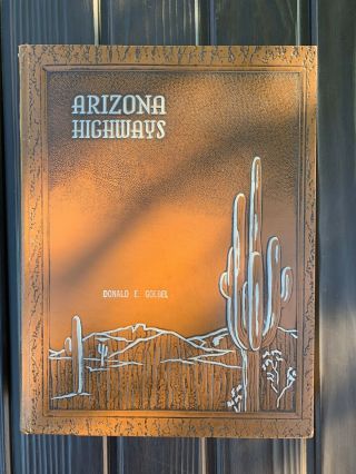 Vintage Arizona Highways 12 Issues From 1965 Bound In Brown Leatherette