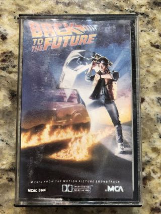 Vintage 1985 Back To The Future Movie Soundtrack Cassette Tape Stuffer Mca